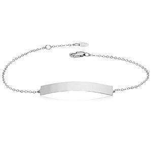 Carla | Nancy B. Horizontal Engravable Bar Bracelet