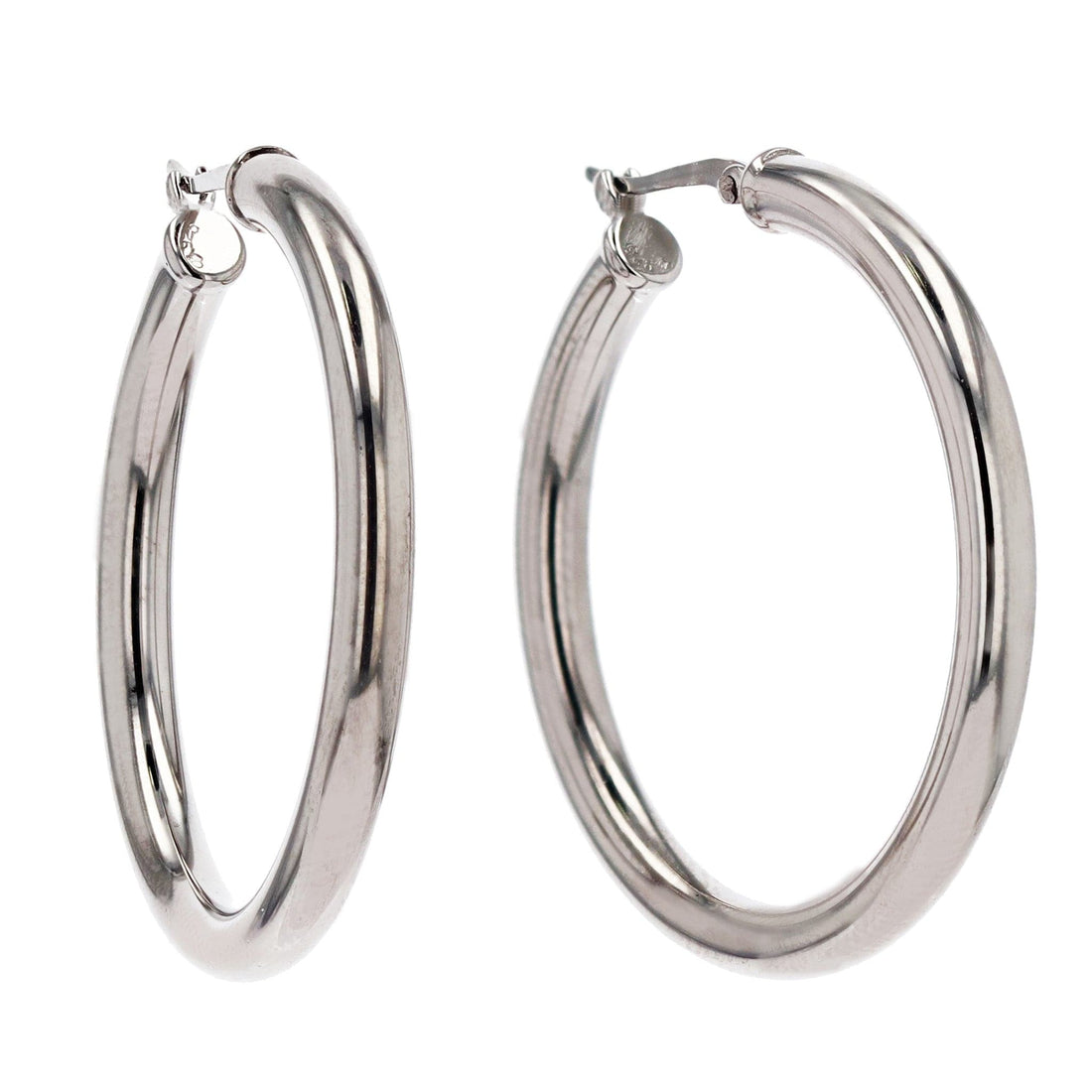 Sterling Silver Tube Hoop Earrings by Carla | Nancy B. Rich text editor