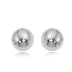 Carla | Nancy B. Sterling Silver Round Stud Earrings