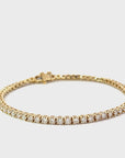 Yellow Gold Diamond Tennis Bracelet