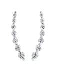 Forevermark 18K Diamond Graduated Climber Earrings