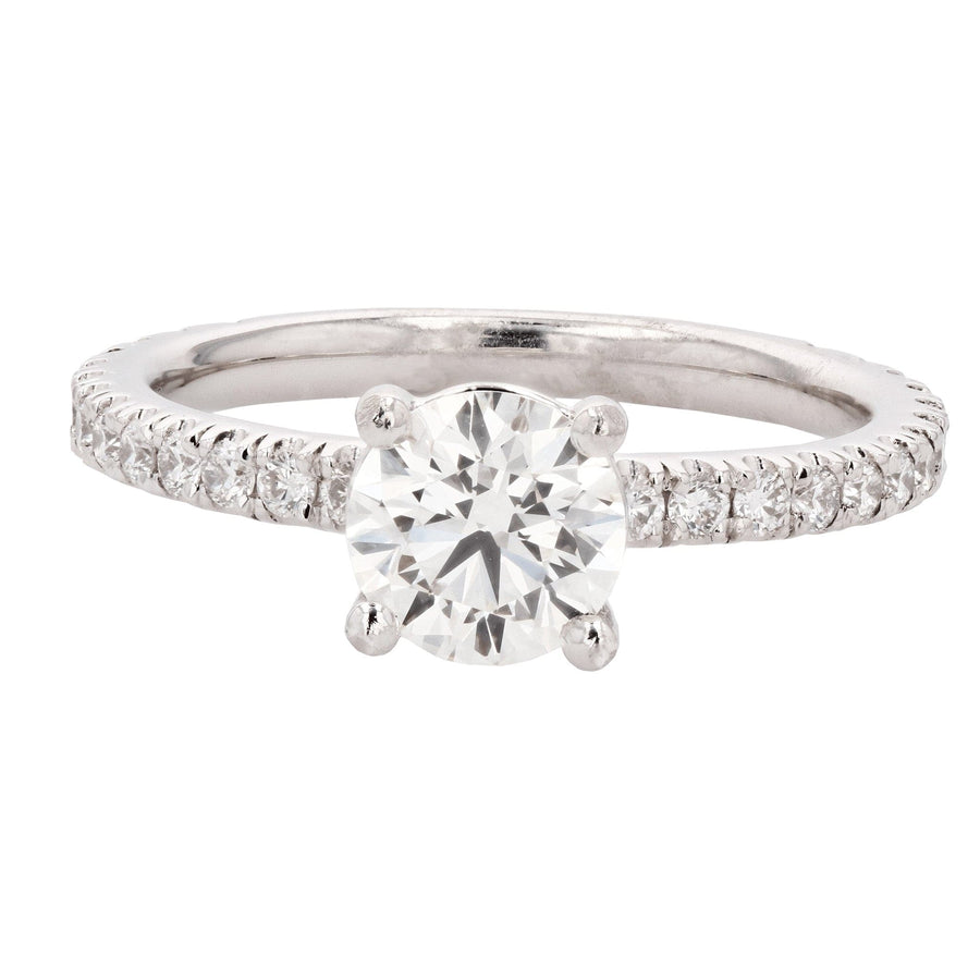 Round Diamond Engagement Ring By De Beers One Carat