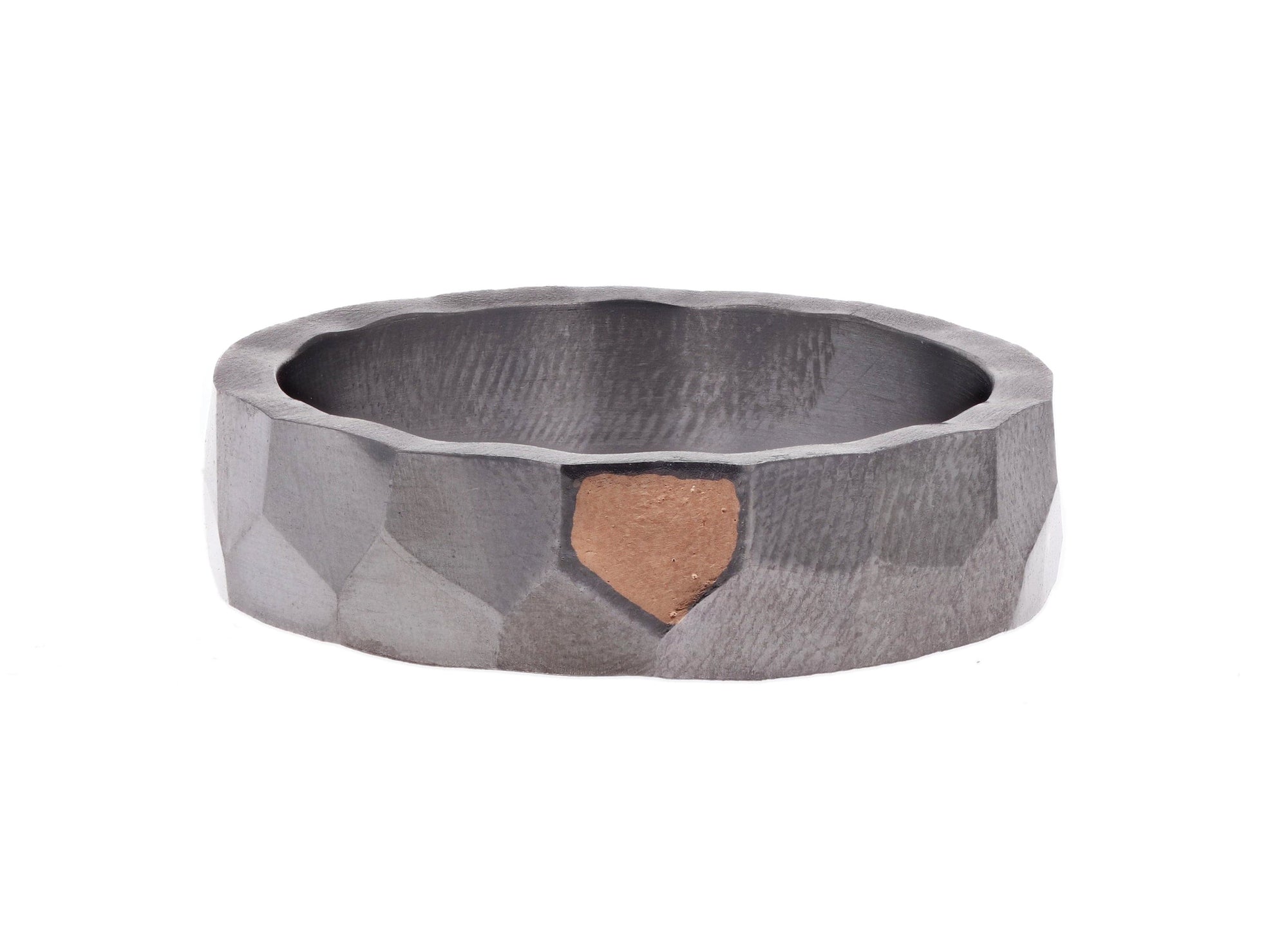 Furrer Jacot Tantulum & 18k Gold 6mm Wedding Band