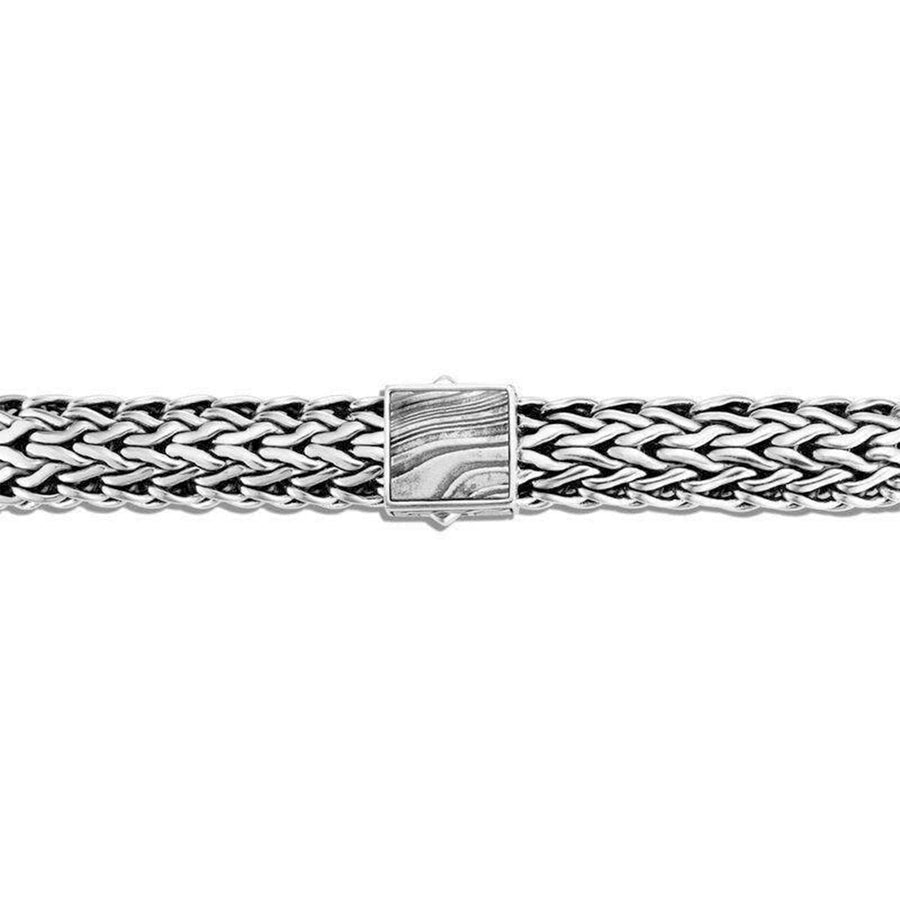 John Hardy Men's Classic Chain Bracelet with Damascus Steel - Skeie's Jewelers