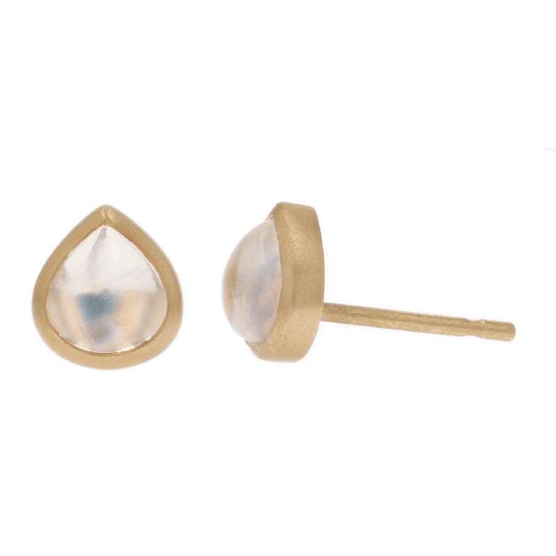 Kimberly Collins Pear Shaped Moonstone Earrings