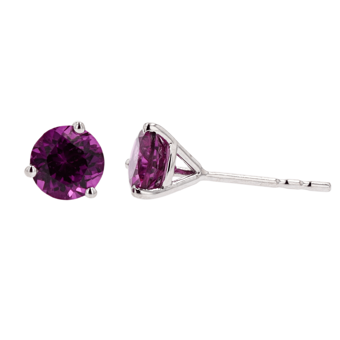 Kostbar Grape Garnet Stud Earrings