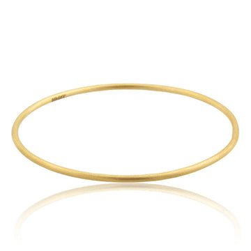 Lika Behar Yellow Gold 2mm Thin Bangle Bracelet