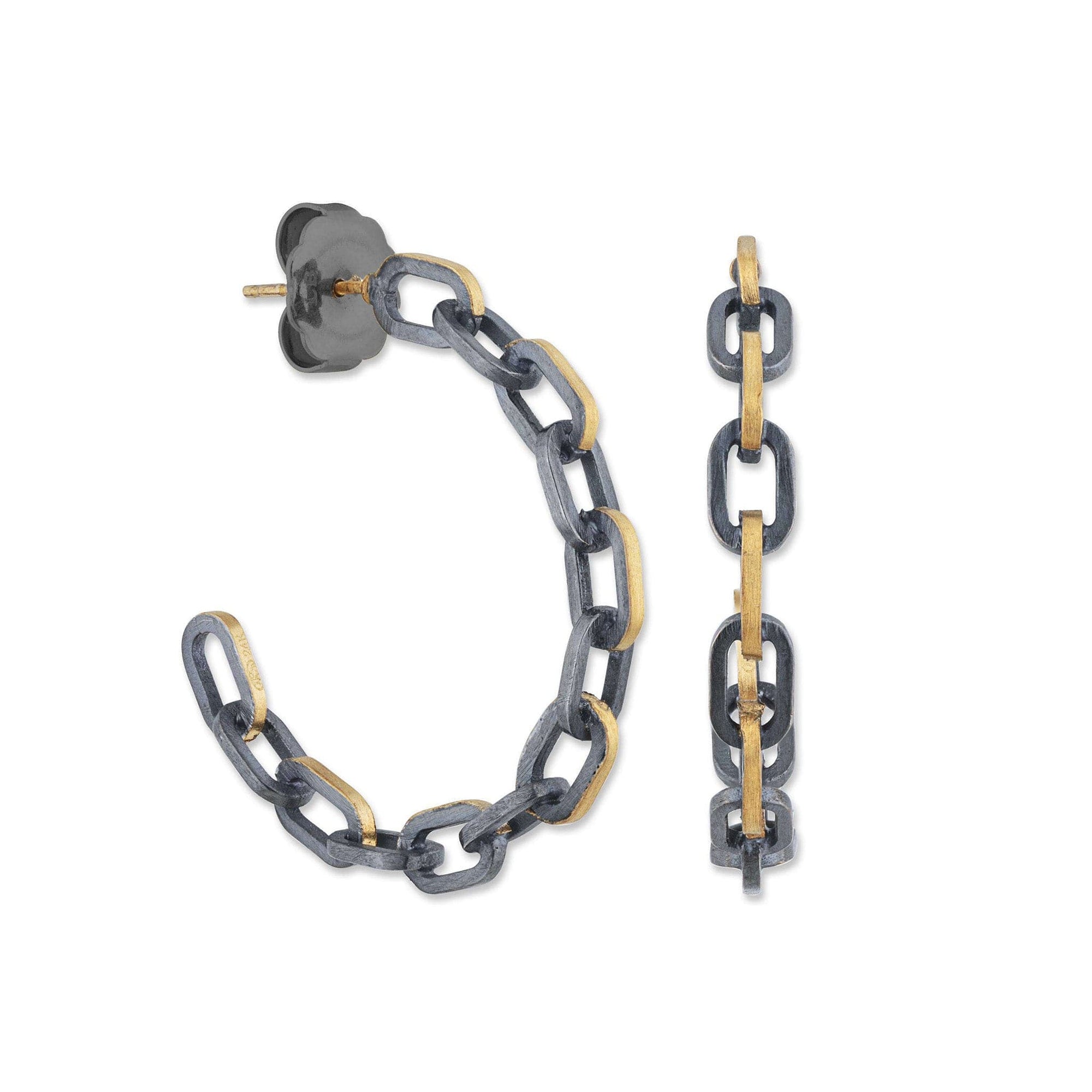 Oxidized Sterling Silver Big