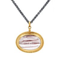 Lika Behar Custom Rutilated Quartz Pendant Necklace
