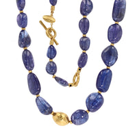 Lika Behar Custom Tanzanite Bead Necklace