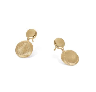 Gold Circle Stud Earrings Gold Circle Ear Studs Plain Gold Circle Earrings  - Etsy India
