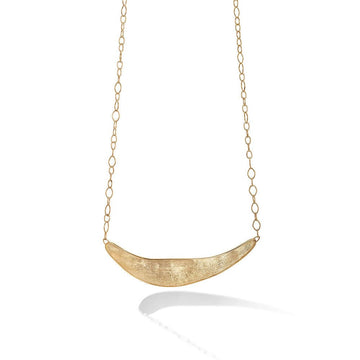 Marco Bicego 'Lunaria' 18k Gold Bar Pendant Necklace
