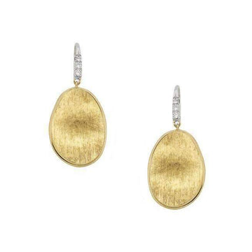 Marco Bicego Diamond Lunaria Dangle Earrings - Skeie's Jewelers