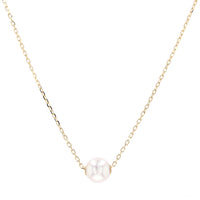 Mikimoto Pearl Pendant Necklace in 18k Yellow Gold