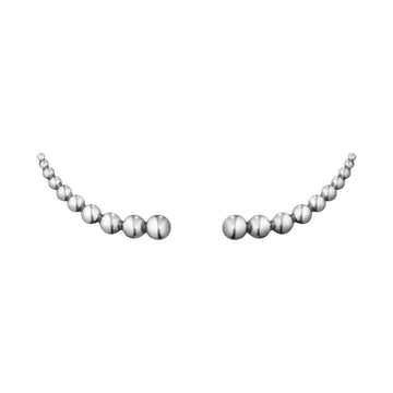 Georg Jensen Sterling Silver Moonlight Grapes Cuff Earrings - Skeie's Jewelers