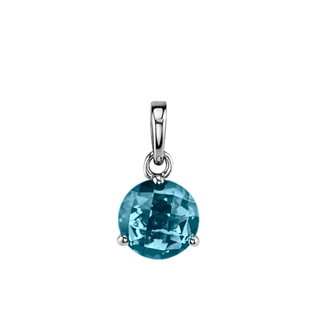London Blue Topaz Gold Pendant by Stanton Color - Skeie's Jewelers
