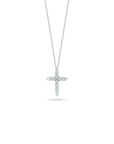 Roberto Coin Diamond Cross Pendant Necklace - Small