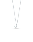 Roberto Coin Diamond Initial Pendant Necklace - Tiny Treasures Collection J