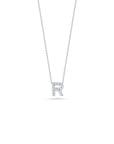 Roberto Coin Diamond Initial Pendant Necklace - Tiny Treasures Collection R