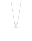 Roberto Coin Diamond Initial Pendant Necklace - Tiny Treasures Collection F