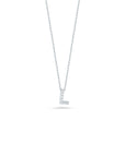 Roberto Coin Diamond Initial Pendant Necklace - Tiny Treasures Collection l
