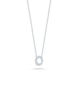 Roberto Coin Diamond Initial Pendant Necklace - Tiny Treasures Collection o