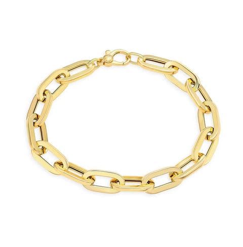 Roberto Coin 'Oro' Classic Paperclip Chain Bracelet