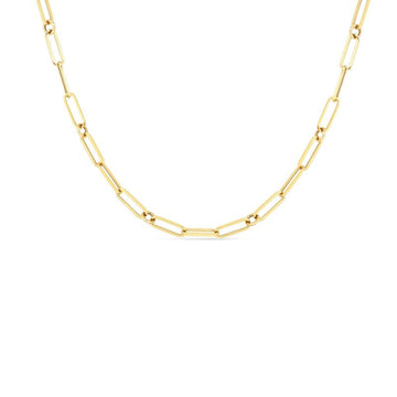 Roberto Coin 18k Gold Paperclip Link Necklace