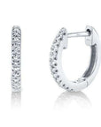 Shy Creation's Diamond Huggie Hoop Earrings - Skeie's Jewelers