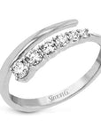 Simon G Graduated Diamond Bypass Ring