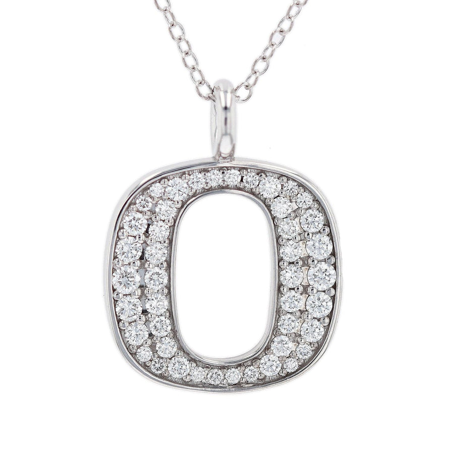 Skeie's Jewelers University of Oregon Ducks "O" Pendant - Diamonds