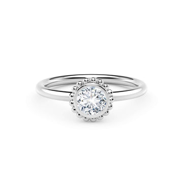 The Forevermark Tribute Collection Beaded Diamond Ring