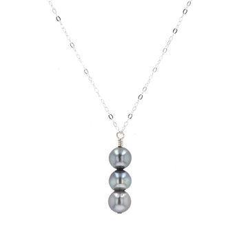 Tahitian Pearl Three Stack Necklace by The Pearl Girl - Skeie's Jewelers