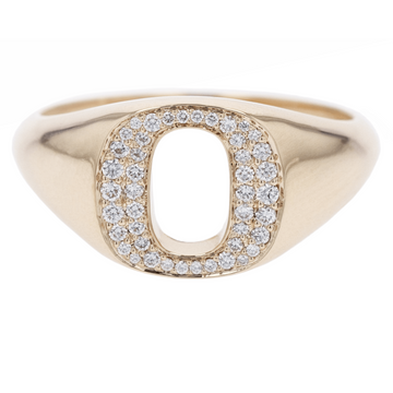 University of Oregon O Diamond Ring