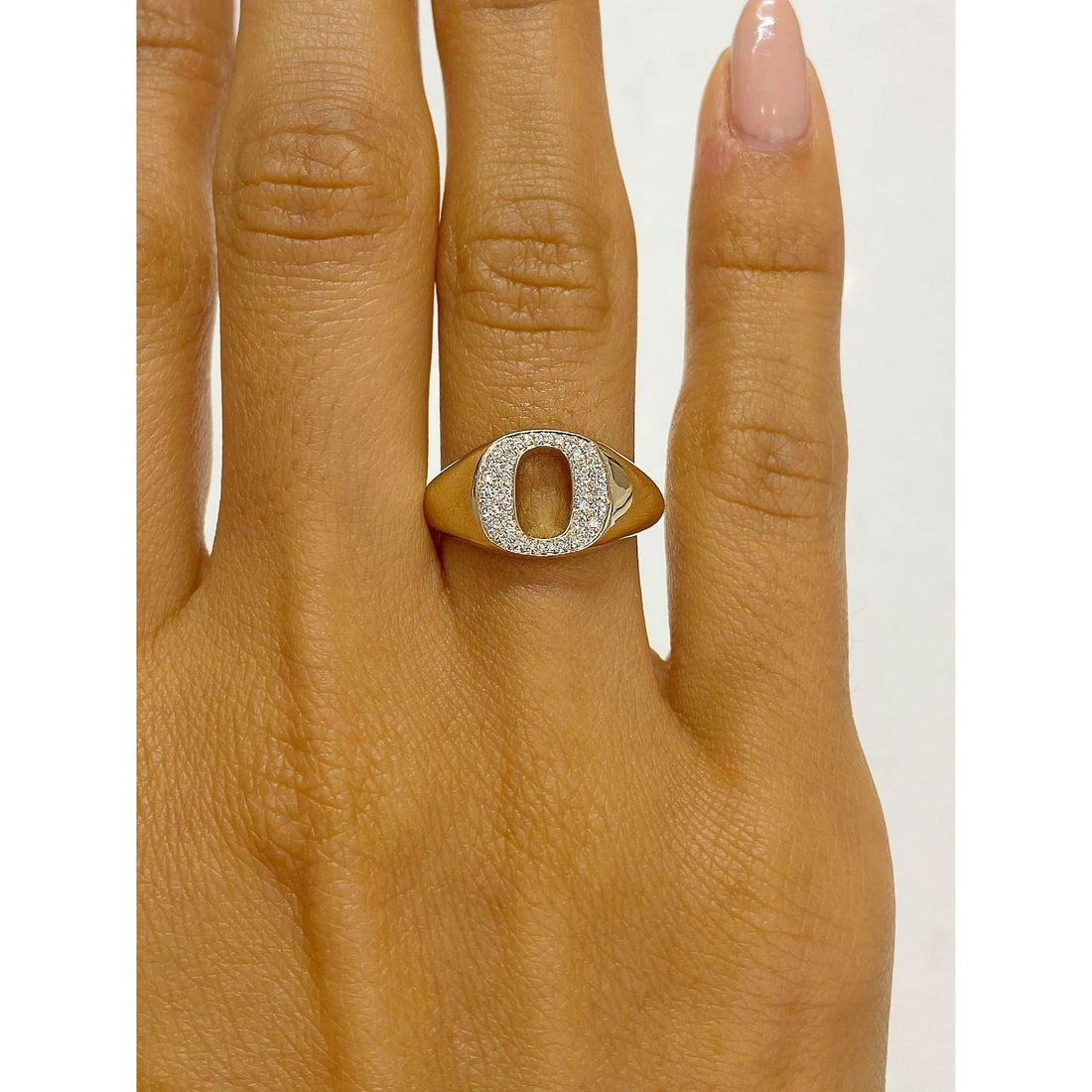 University of Oregon O Diamond Ring modeled