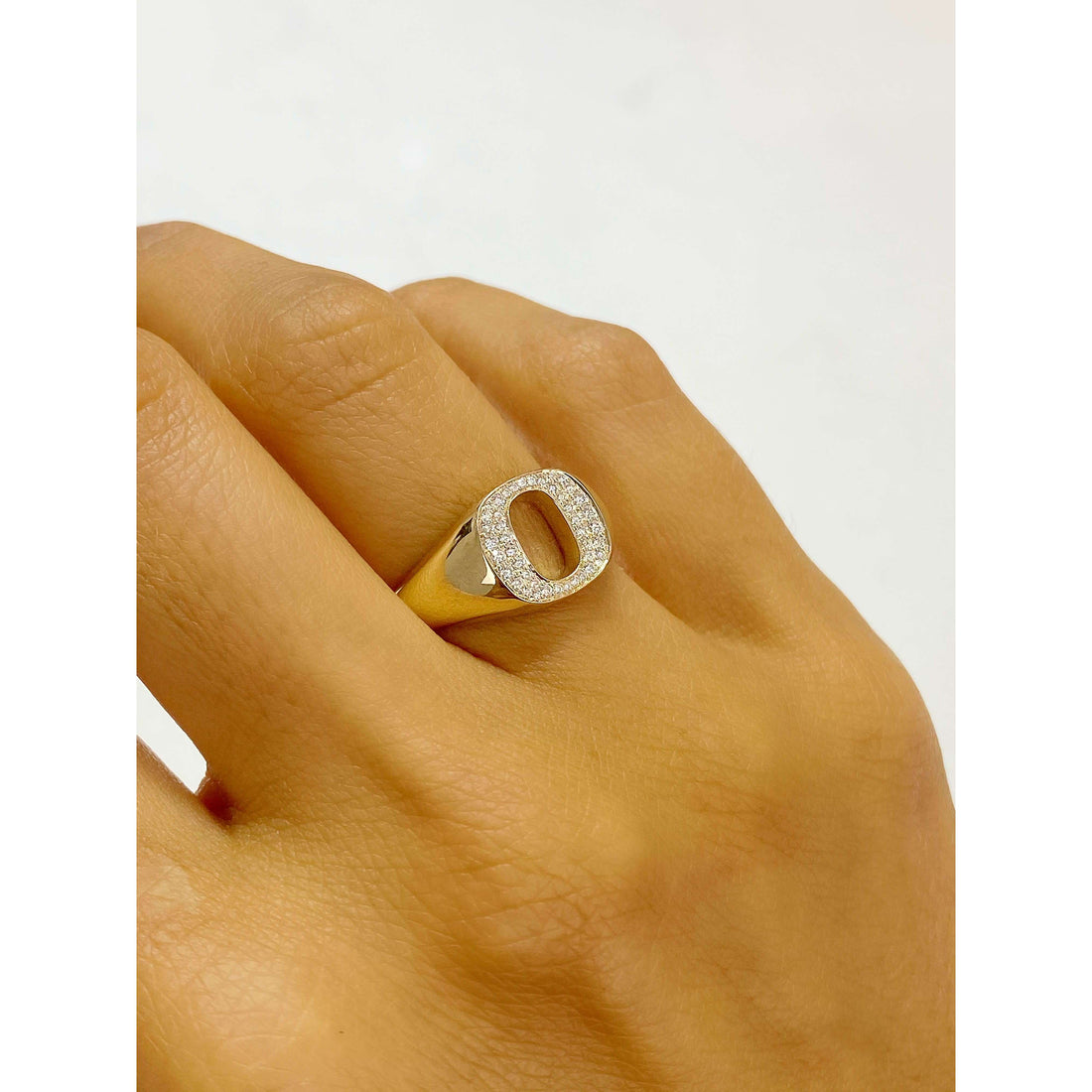 University of Oregon O Diamond Ring modeled