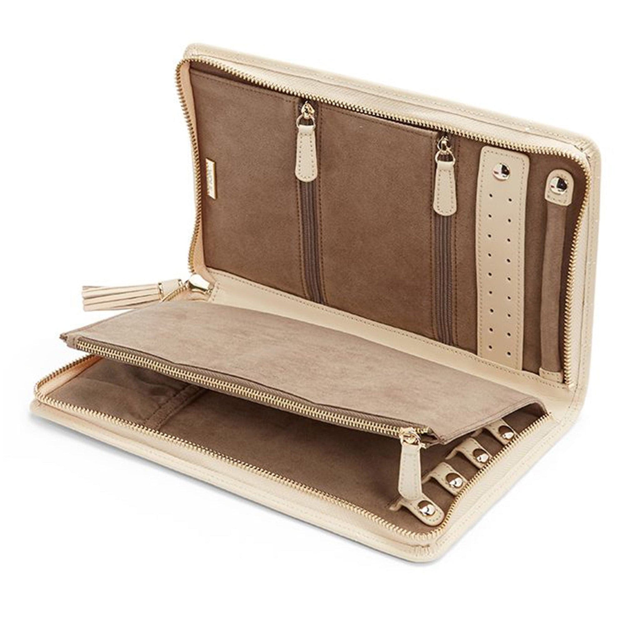 Large Jewelry Travel Case Portfolio 'Caroline' by Wolf